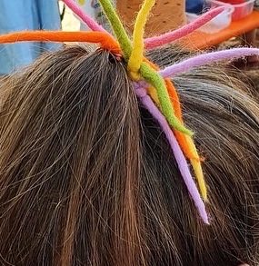 Filzschnüre Haarband