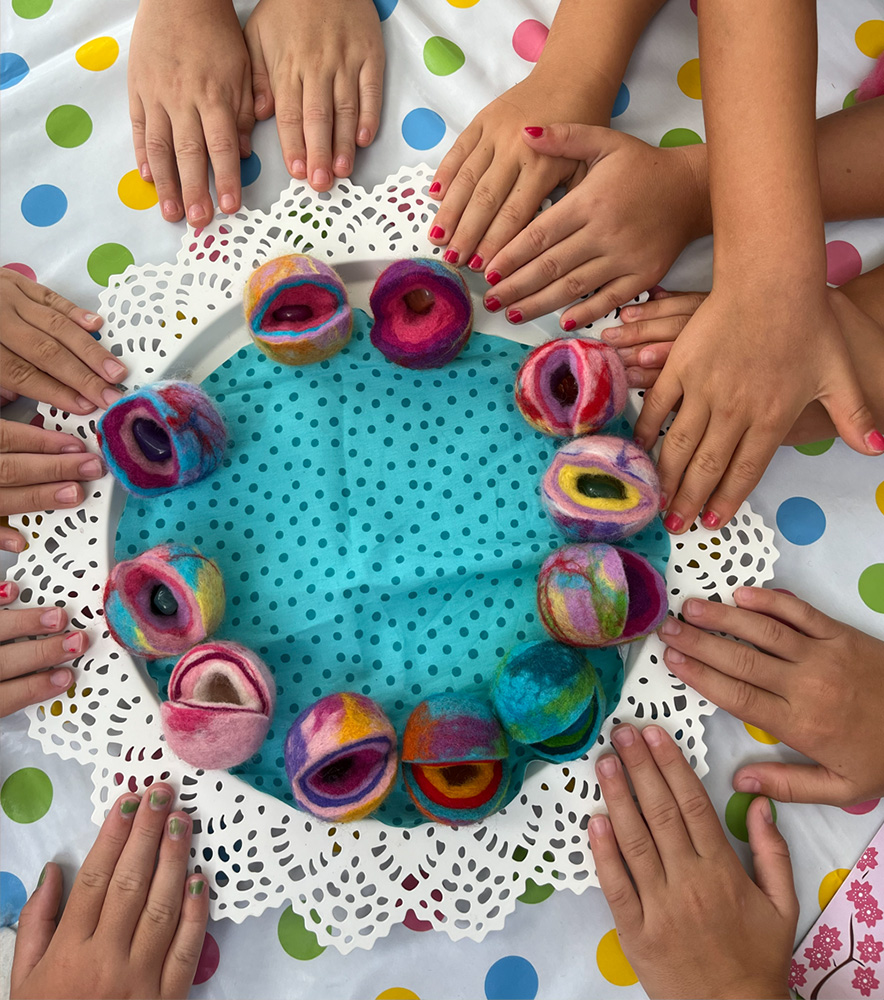 Filzparty Wunschkugel